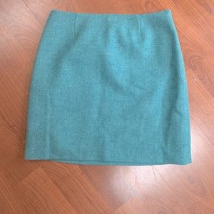 Teal Boden wool skirt, US size 8